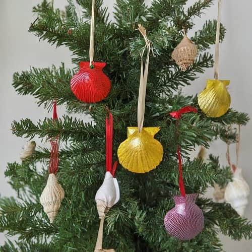 Seashell Christmas Ornaments