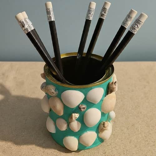 Seashell Pencil Holder