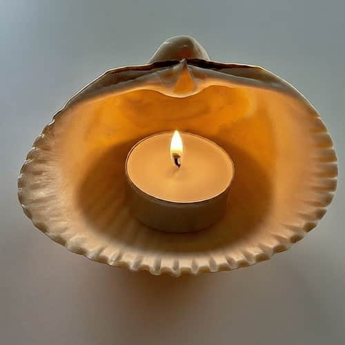 Seashell Tea Light Holders