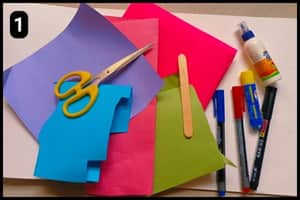 Step 1 - Things You’ll Need For This Unique Paper Butterfly Craft