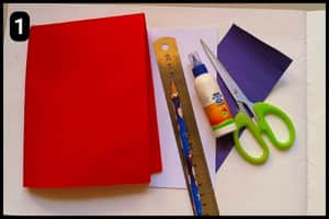 Step 1 - Things You'll Need To Make Paper Ribbon Craft for Memorial Day