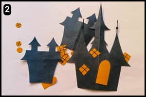 Step 2 - Cutting the Castle Template Shapes