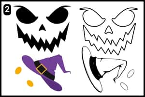Step 2 - Downloading The Paper Plate Halloween Template