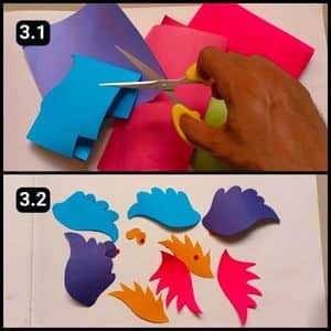 Step 3 - Cutting The Butterfly Shapes