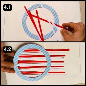 Step 4 - Mounting the Paper Shapes