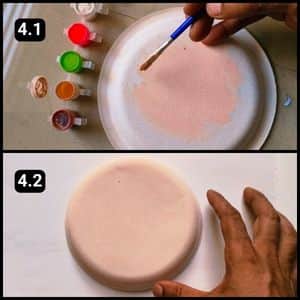 Step 4 - Painting the Paper Plate