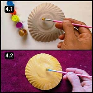 Step 4 - Painting the Paper Plate