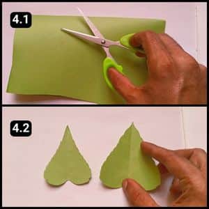 Step 4 - Preparing the Paper Leaves