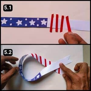 Step 5 - Attaching The red Strips