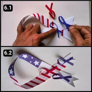 Step 6 - Assembling Small Paper Ribbons