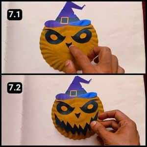 Step 7 - Fixing the Scary Nose and Mouth