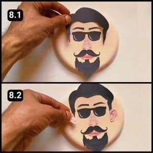 Step 8 - Assembling the Hair and Ear Shapes