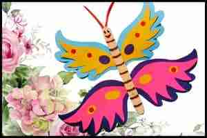 Super Unique Paper Butterfly Craft for Kids (Completed Project)