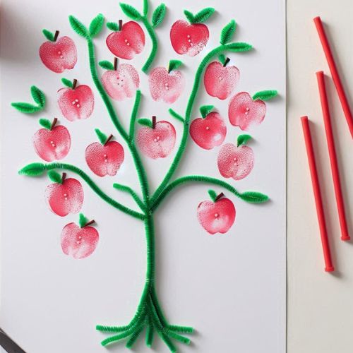 14 Simple 3D Apple Craft Ideas for KIDS Of All Ages