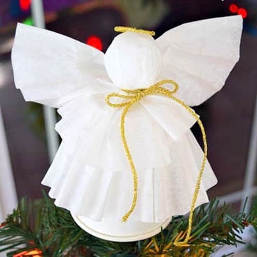 Coffee Filter Angel Craft (Let it Fly with the Wind)