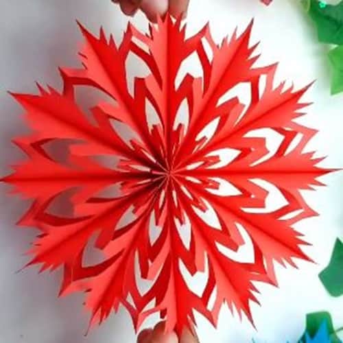 DIY Paper Cutout Christmas craft for Kids