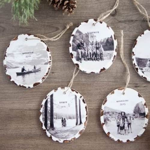 DIY Photo Keepsake Ornaments Craft