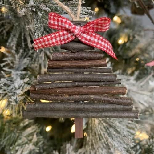 DIY Twig Christmas Tree Crafts to sell