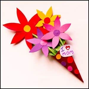 Mother's Day Bouquet Craft for KIDS