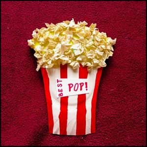 Special Popcorn Tub - A Fun Father's Day Craft for Kids (Completed Project)