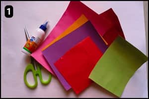 Step 1 - Materials Required For This Mother's Day Bouquet Craft