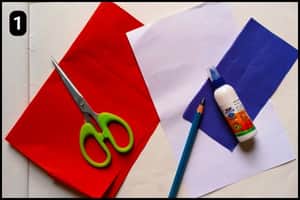 Step 1 - Things You'll Need For Memorial Day Paper Eagle