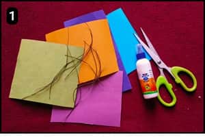 Step 1 - Things You’ll Need For Paper Peacock Craft