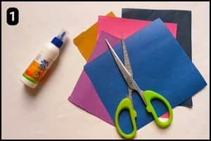 Step 1 - Things You'll Need For Paper Pigeon Craft