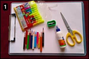 Step 1 - Things You'll Need For This Mini Flower Garden Craft Using Pencil Waste