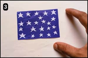 Step 3 - Stick the Star Shapes