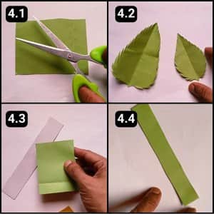 Step 4 - Cutting the Leaf Shapes