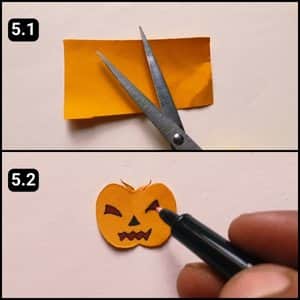 Step 5 - Preparing The Scary Pumpkin