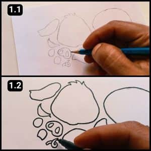 Step 1 - Making The Paper Pig Template