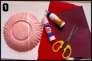 Step 1 - Things You'll Need for Paper Plate Fish Craft