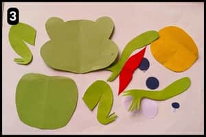 Step 3 - Cutting the Frog Shapes