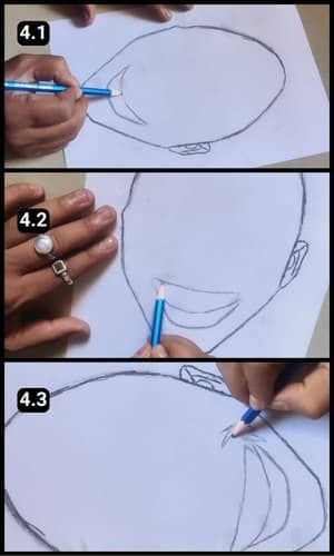 Step 4 - Outlining the Lips