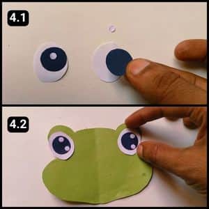 Step 4 - Prepare and fix the Eyes