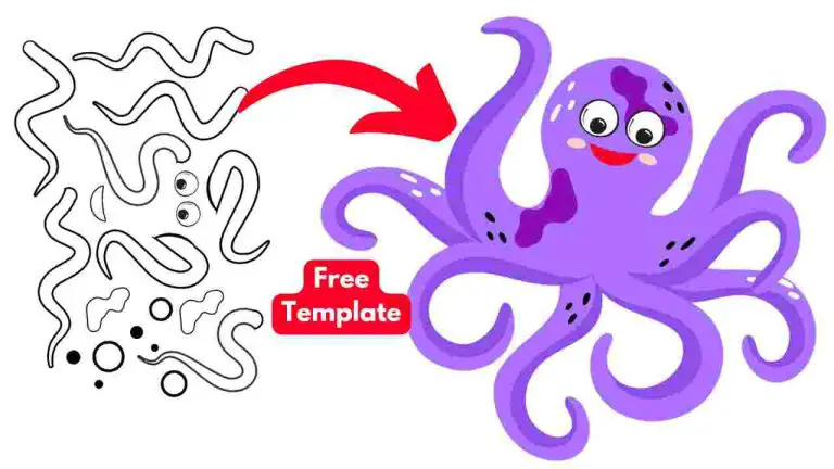 paper plate octopus paper crafts for kids