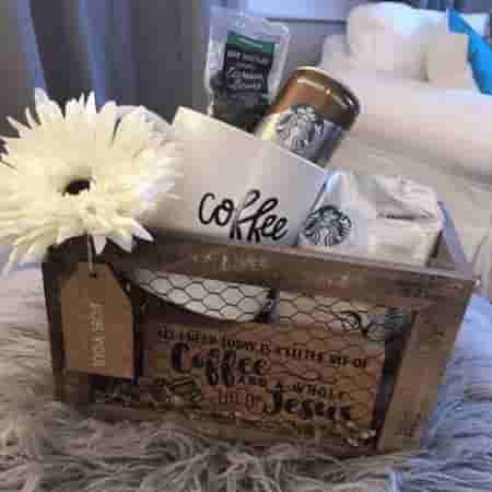 Coffee Lover's Boo Basket with a Heartfelt Touch