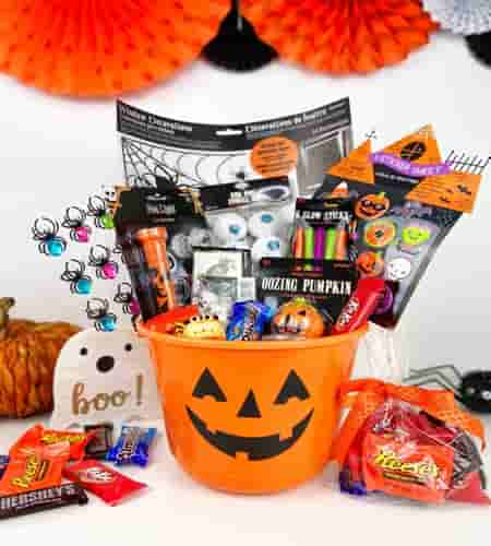 DIY Halloween Boo Basket on a Budget