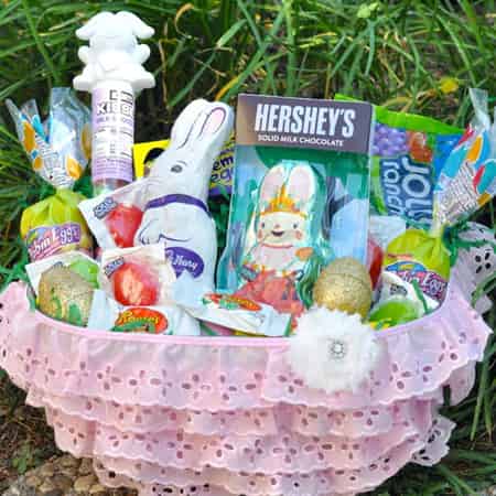 Pinky Girl Boo Basket Idea