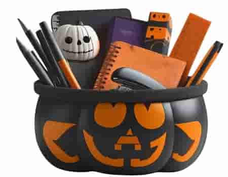 Spooky Office Essentials Boo Basket