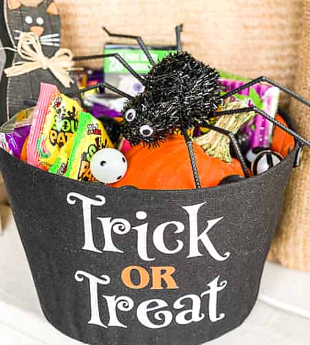 Trick Or Treat Bucket Idea