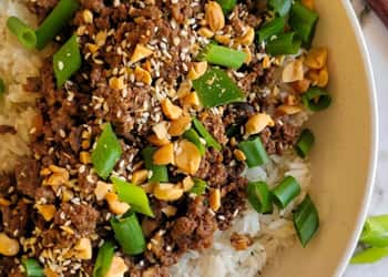 15 Minute Ground Beef And Rice Recipe By Hip Hip Gourmet