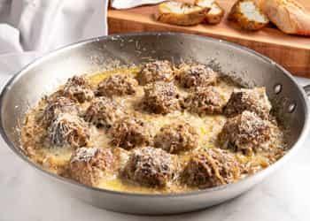 French Onion Meatballs