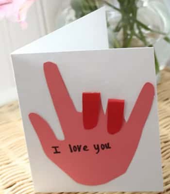 I Love You Sign Language Birthday Card for Boyfriend