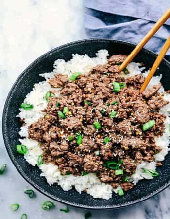 Korean Ground Beef and Rice Bowls By The Recipe Critic