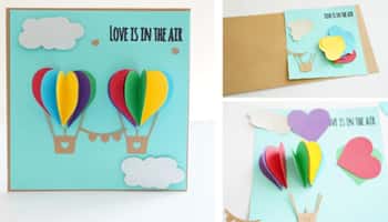 Love is in the Air Pop-Up Card