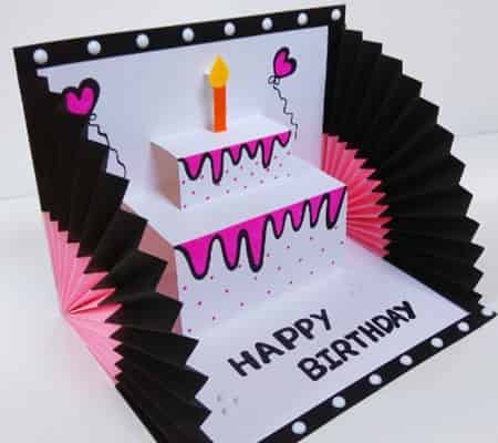 Pop-Up Birthday Cake Card