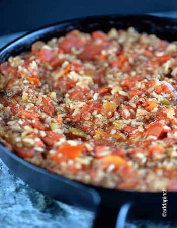 Spanish Rice Recipe with Ground Beef By Add A Pinch